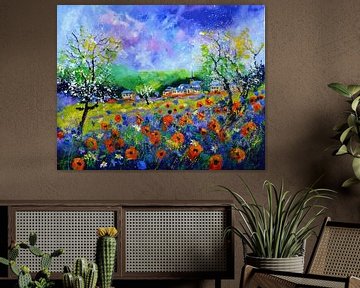 Mohnblumen in Houroy von pol ledent