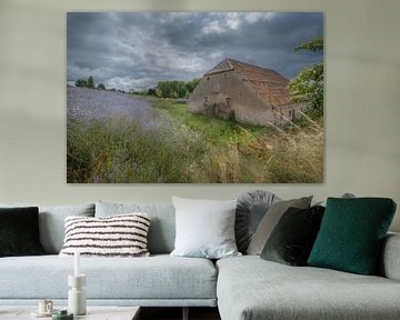 Alter Bauernhof am Deich von Moetwil en van Dijk - Fotografie