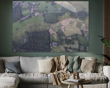 Brooklet in der Landschaft von Drenthe von Sander de Jong