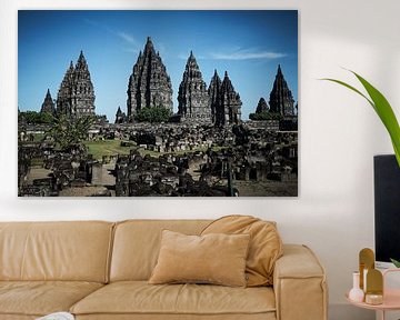 tempelcomplex Prambanan op java van Karel Ham