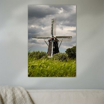 Beautiful wooden mill.