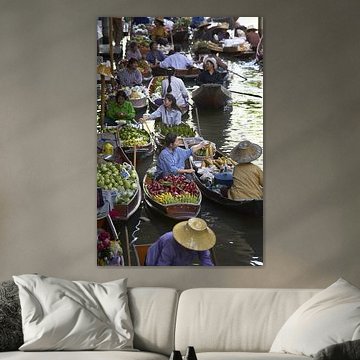 Floating market Thailand by Karel Ham