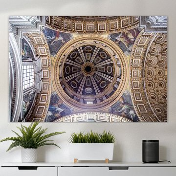 Das Dach von St. Peter's im Staat der Vatikanstadt