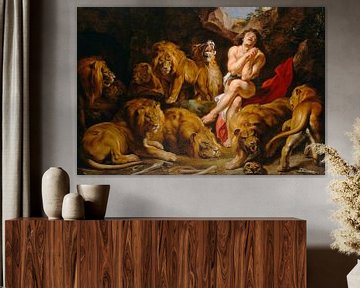 Daniel in het hol van de leeuwen, Peter Paul Rubens...