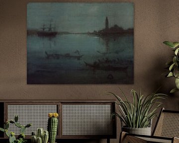 Nocturne in Blau and Silber - Die Lagune, Venedig, James Abbott McNeill Whistler
