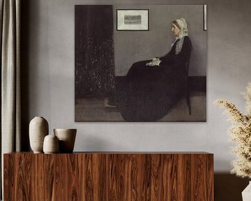 Arrangement in Grey and Black No.1 (Fluiter's Mother), James Abbott McNeill Whistler.