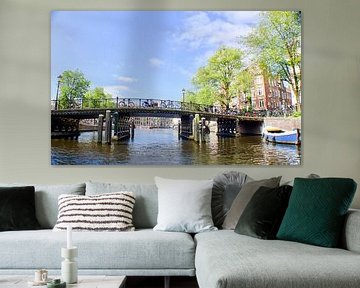 Brücke in Amsterdam von Shirley Douwstra