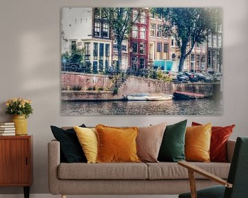 Amsterdamer Kanalatmosphäre von Shirley Douwstra