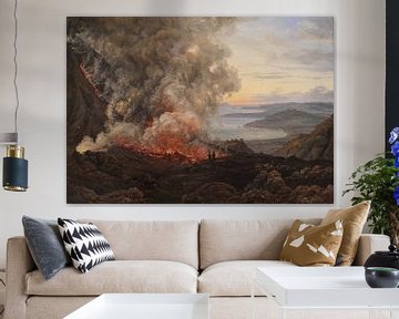 Eruption du volcan Vésuve, Johan Christian Dahl