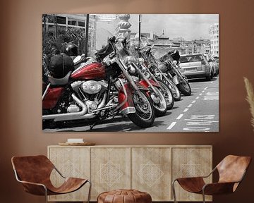 Harley Davidson Red Roadking Evo by harley davidson