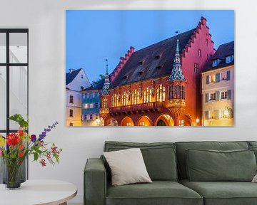 Historisch warenhuis in Freiburg im Breisgau van Werner Dieterich