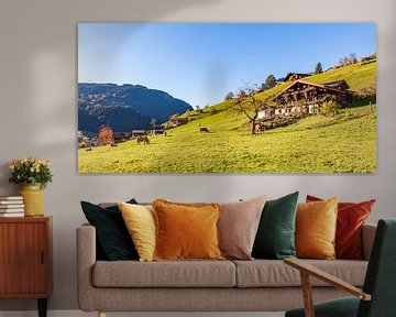 Grindelwald in het Berner Oberland in Zwitserland van Werner Dieterich