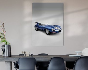 Jaguar D-Type sportscar sur Atelier Liesjes