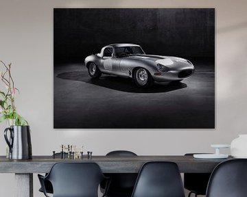 Jaguar E-Type sportscar van Atelier Liesjes