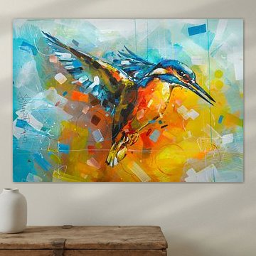 Kingfisher Painting by Johannes