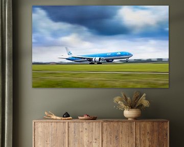 KLM Speeding up on the polderbaan van Stefano Scoop