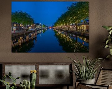 vlaardingen zuid holland blue hour westhavenkade oosthavenkade oosthavenkade nederland
