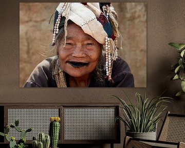 Woman in Myanmar. by Jeroen Florijn