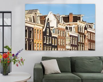 Häuser in der Prinsengracht in Amsterdam von Werner Dieterich