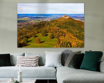 Château de Hohenzollern sur le Jura souabe sur Werner Dieterich