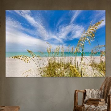 Hemelse stilte op het strand