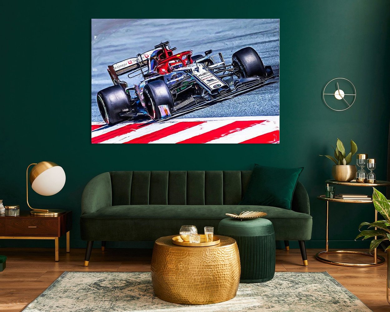 Example of the artwork in a room