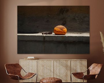 Still life with orange by Jan Katuin