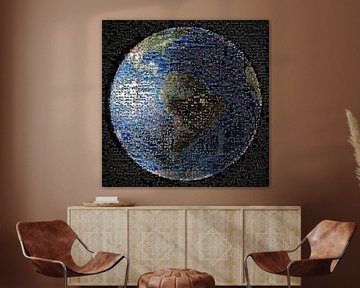 Erde als Mosaik, von der Nasa