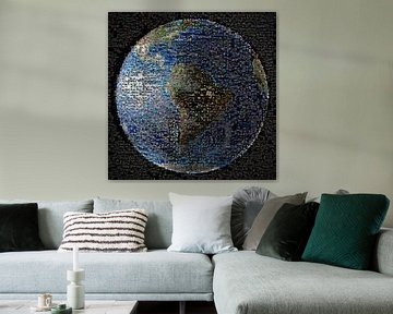 Erde als Mosaik, von der Nasa