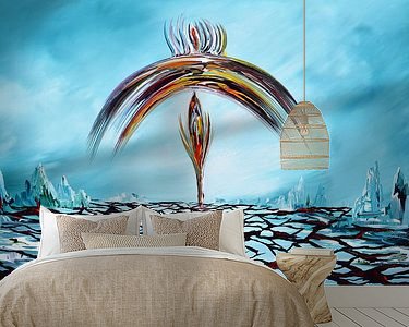 Example of the artwork in a room