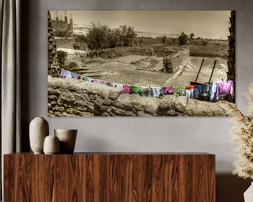 Mud brick mural sur Made by Rainer