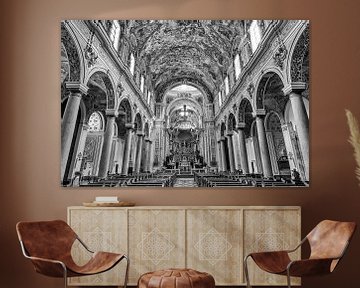 Zwart/Wit Fotografie - Kathedraal van Santissimo Salvatore... van Bert v.d. Kraats Fotografie