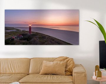 Lighthouse Eierland Texel sunset by Texel360Fotografie Richard Heerschap