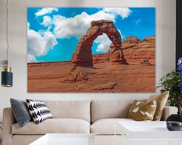 Arches National Park, Utah USA. Delicate Arch van Gert Hilbink