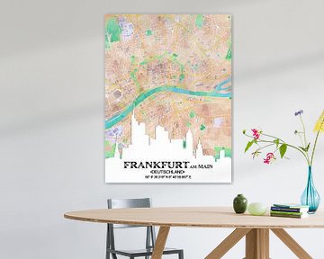 Frankfurt am Main van Printed Artings