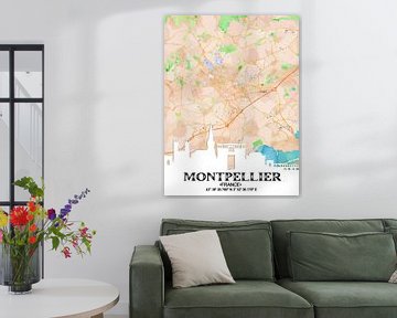 Montpellier von Printed Artings