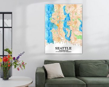 Seattle van Printed Artings