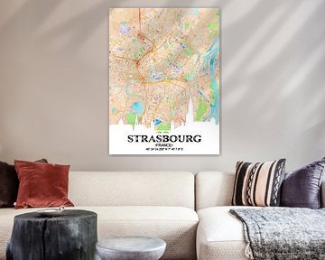 Straatsburg van Printed Artings