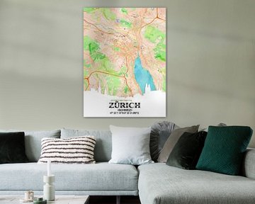 Zürich van Printed Artings