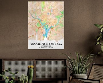 Washington D.C. van Printed Artings