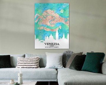 Venise sur Printed Artings