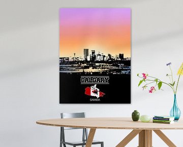 Calgary von Printed Artings