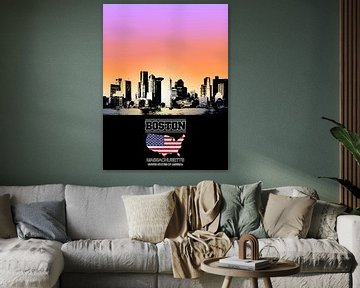 Boston van Printed Artings