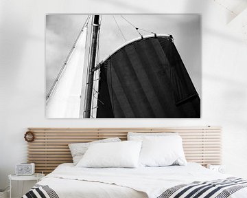 Skûtsje klassisches friesisches Segeln Tjalk Schiff segelt von Sjoerd van der Wal Fotografie