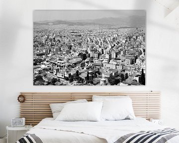 Architecture ville du monde Athènes ville d'Athènes ville d'Athènes en noir et blanc