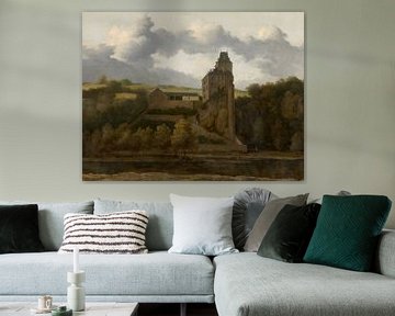 Blick auf Schloss Montjardin, Allart van Everdingen