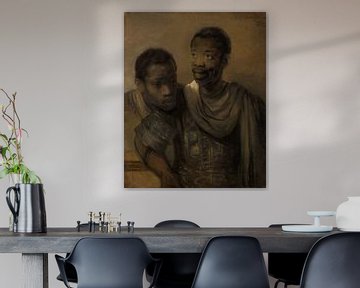 Deux Africains, Rembrandt van Rijn.