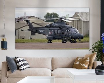 Agusta Westland HH-139A Hubschrauber der italienischen Luftwaffe - MM81796/15-40 von Beeld Creaties Ed Steenhoek | Fotografie und künstliche Bilder