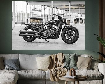 Indian Scout Bobber van Westland Op Wielen