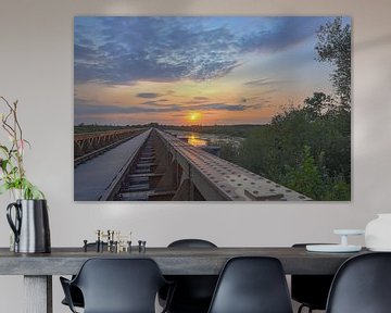 Sonnenuntergang auf der Moerputtenbrug